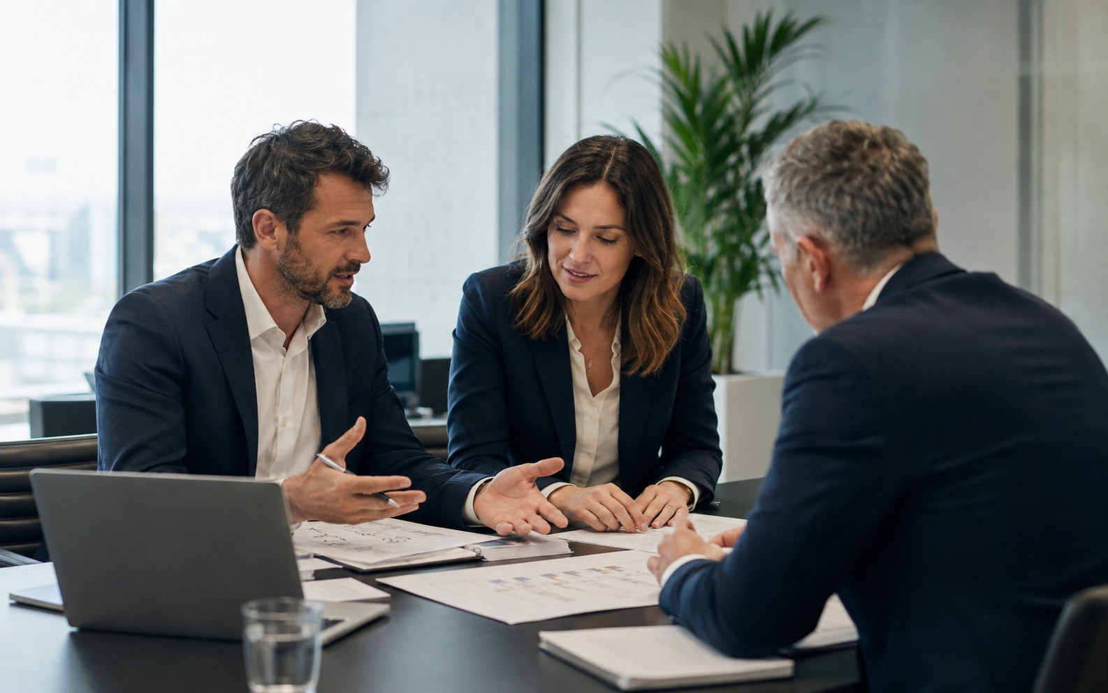 Consulenti SIC2 durante una riunione con il cliente per definire un percorso operativo